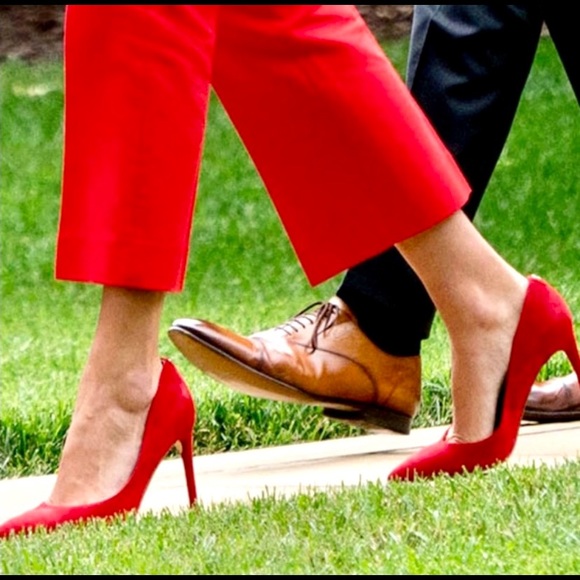 Sandro Shoes - SANDRO Suede Red Classic Heels EU40 made in France